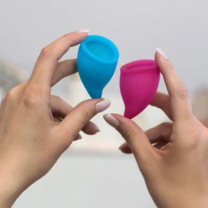 Набор из 2 менструальных чаш Fun cup Size A Kit 