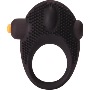  Чёрное эрекционное кольцо с вибрацией Vibrating Cock Ring 