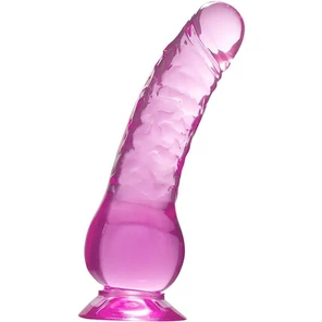  Фиолетовый фаллоимитатор QUARTZ VIOLET 7INCH PVC DONG 17,8 см 