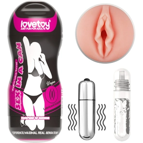  Мастурбатор-вагина Sex In A Can Vibra Vagina Tunnel 