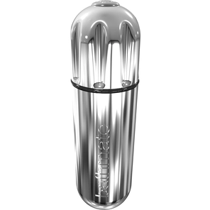  Серебристая перезаряжаемая вибропуля Bathmate Vibrating Bullet Vibe Chrome 