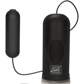  Черный мастурбатор Silicone Vibrating Oro Simulator 