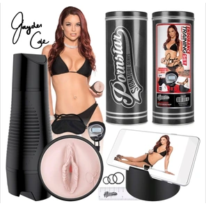  Мастурбатор-вагина PORNSTAR Jayden Cole с аксессуарами для тренировки выносливости 
