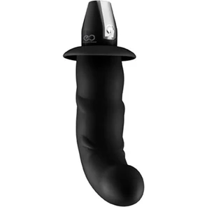  Черный вибромассажер простаты PROSTATE HERO 4INCH 