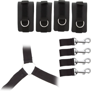  Комплект наручников и поножей LUXURIOUS BED RESTRAINT CUFF SET 