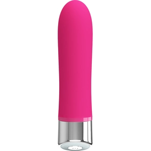  Розовый мини-вибратор Sampson 12,4 см 