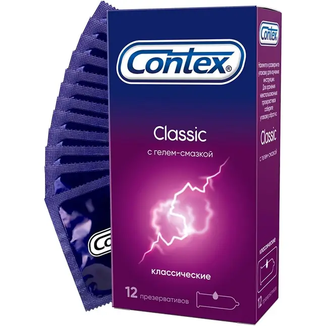 Презервативы CONTEX Classic - 12 шт