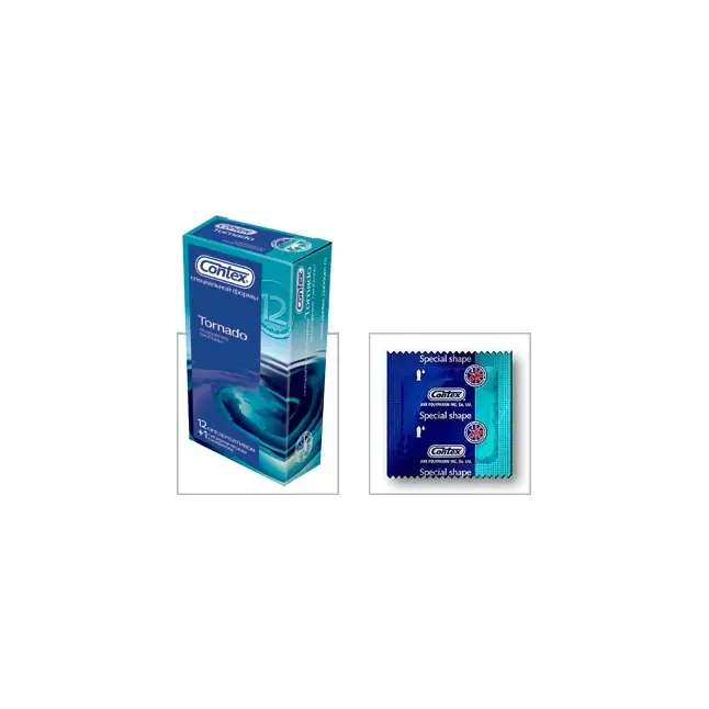 Презервативы CONTEX Tornado, 12 шт