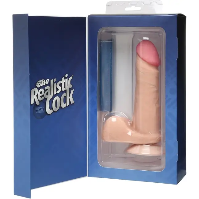 Реалистичный фаллоимитатор The Realistic Cock ULTRASKYN 6” на присоске - 17,3 см - The Realistic Cock. Фотография 3.