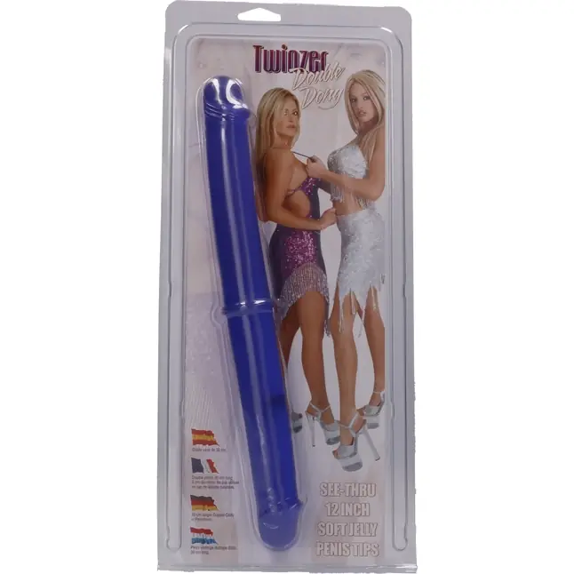Двухсторониий фаллоимитатор Twinzer Double Dong - 33 см. Фотография 2.