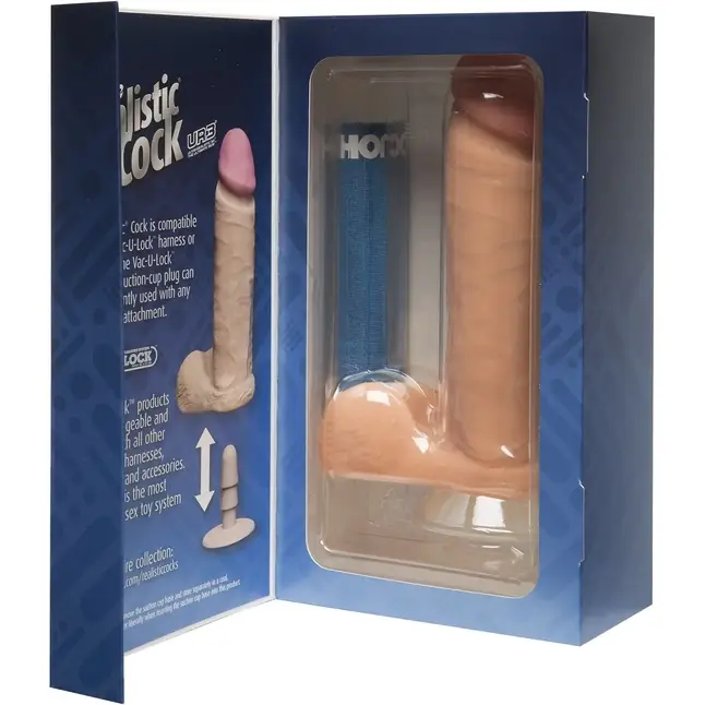 Ультрареалистичный фаллоимитатор The Realistic Cock ULTRASKYN 8” - 20,57 см - The Realistic Cock. Фотография 3.