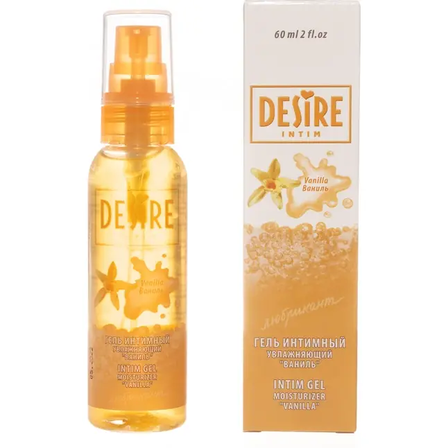 Интимный лубрикант DESIRE с ароматом ванили - 60 мл