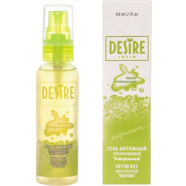 Интимный лубрикант DESIRE с нейтральным ароматом - 60 мл