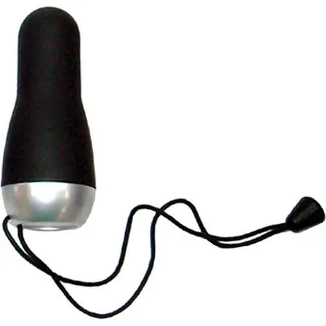 Черный водонепроницаемый мини-вибратор DISCRETION WIDE BODY BLACK - 6,5 см