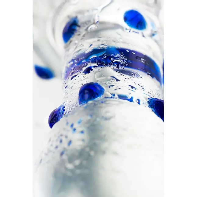 Стеклянная прозрачная втулка с кольцом - 14 см - Sexus Glass. Фотография 6.