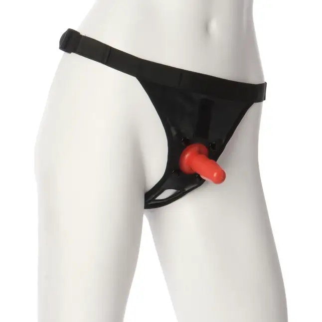 Трусики со штырьком для фиксации насадок Ultra Harness with Plug - Vac-U-Lock