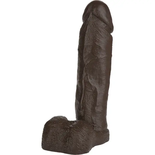 Реалистичная насадка Vac-U-Lock 6 Realistic Black - 17,3 см - Vac-U-Lock. Фотография 3.
