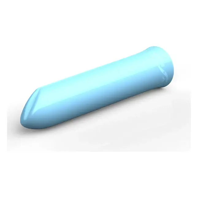 Голубой мини-вибромассажер We-Vibe Tango - 8 см