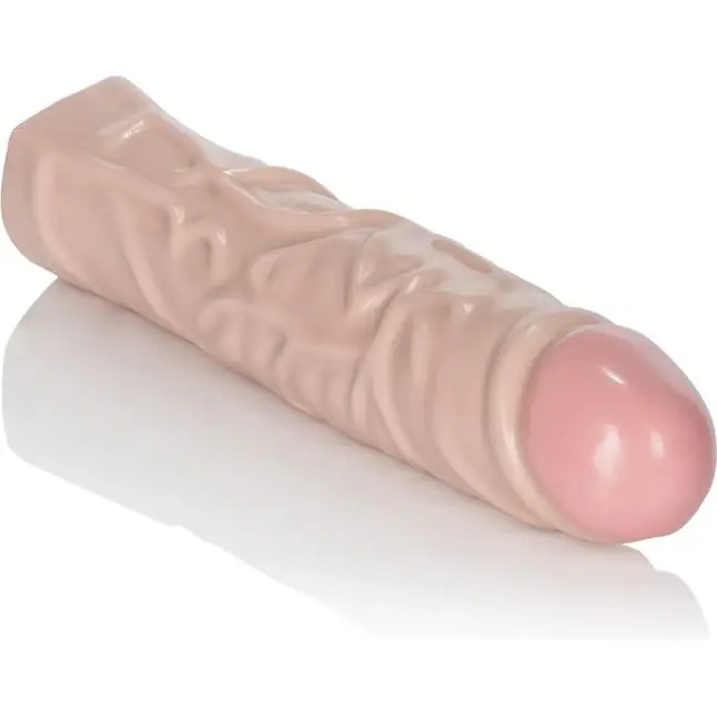 Телесный фаллоимитатор с рельефом Veined Dongs - 21 см - IvoryDuo. Фотография 4.