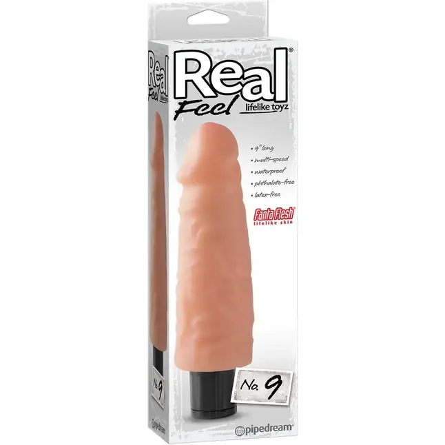 Реалистичный вибромассажер Real Feel Lifelike Toyz №9 - 19 см - Real Feel. Фотография 2.
