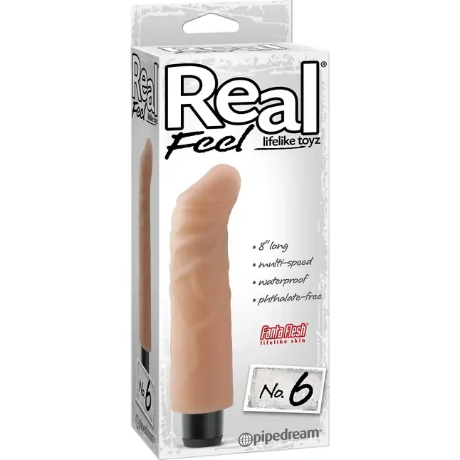 Реалистичный вибромассажер Real Feel Lifelike Toyz №6 - 19,7 см - Real Feel. Фотография 2.