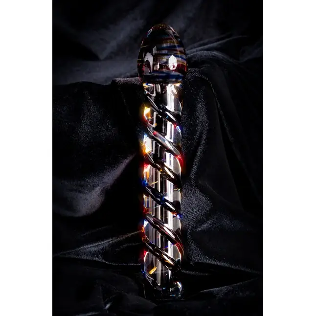 Стеклянный фаллос с гладкой головкой - 19,5 см - Sexus Glass. Фотография 9.