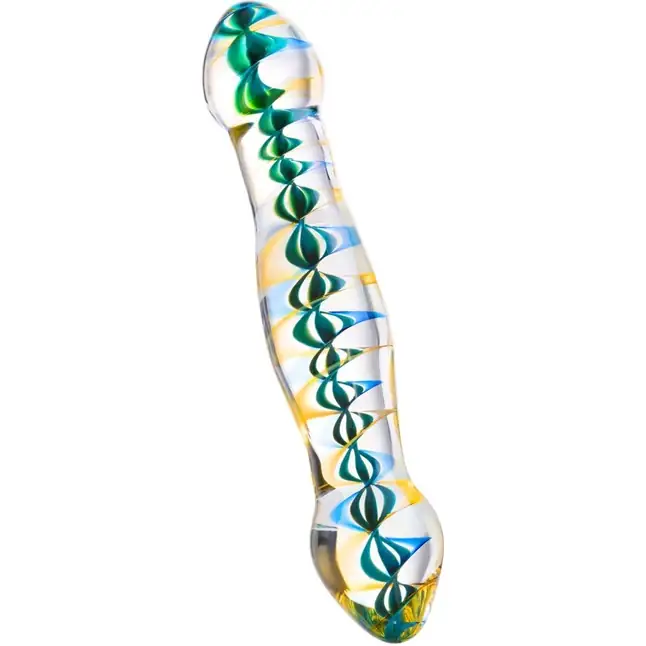 Стеклянный двухсторонний стимулятор - 17,5 см - Sexus Glass
