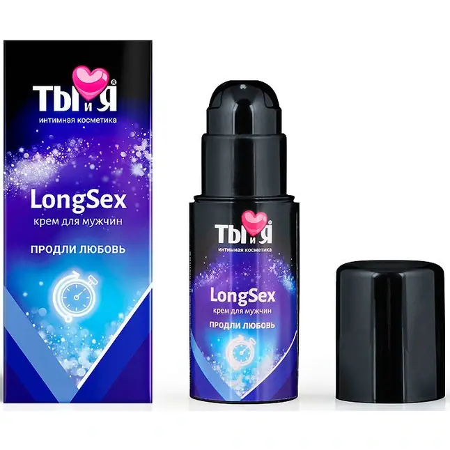 Крем-пролонгатор для мужчин LongSex - 20 гр - Серия  Ты и Я. Фотография 2.