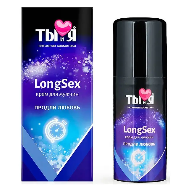 Крем-пролонгатор для мужчин LongSex - 20 гр - Серия  Ты и Я