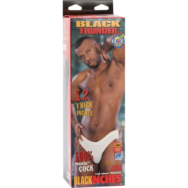 Фаллоимитатор Black Thunder - 31,2 см. Фотография 2.