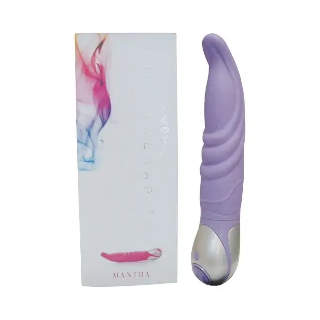 Фиолетовый вибратор Mantra из серии VIBE THERAPY - 19 см