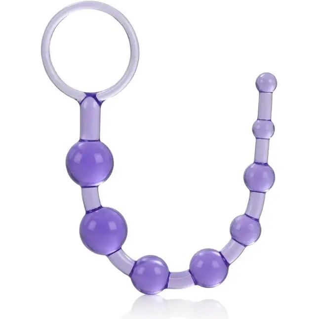 Фиолетовая анальная цепочка Shane s World Anal 101 Intro Beads - 21 см - Shane s World