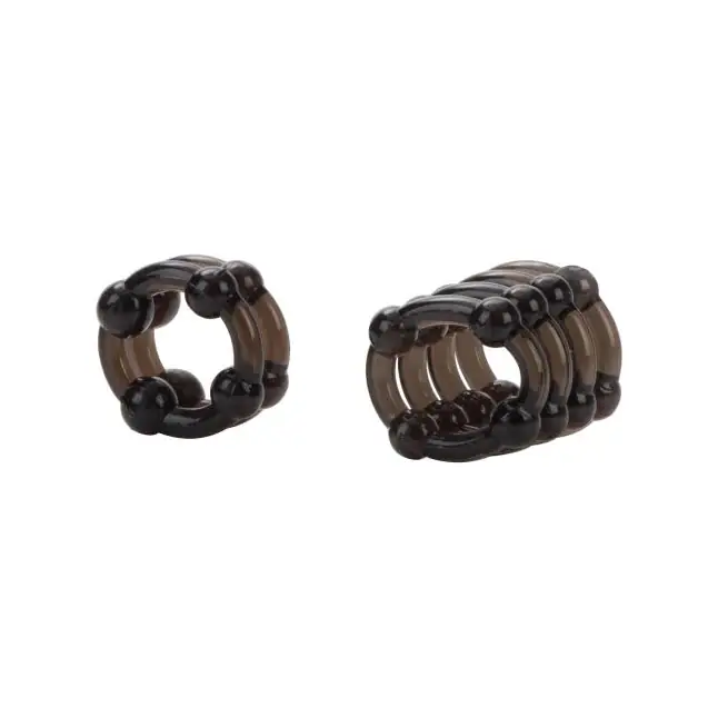 Набор из 2 дымчатых колец на пенис COLT Enhancer Rings - Colt. Фотография 3.
