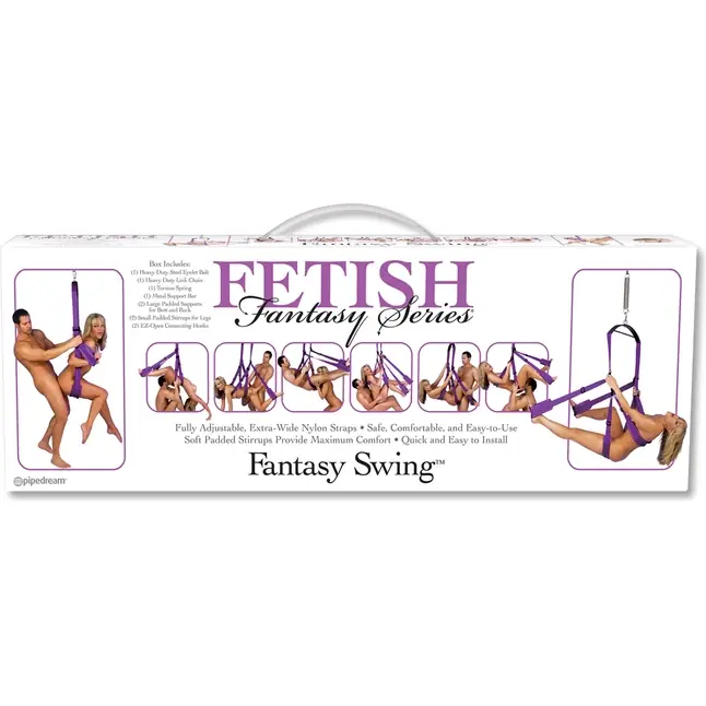 Фиолетовые секс-качели Fantasy Swing - Fetish Fantasy Series. Фотография 9.