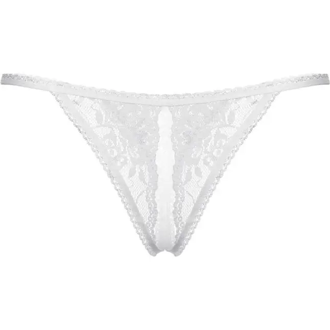 Ажурные трусики с разрезом - Pants Thongs. Фотография 7.