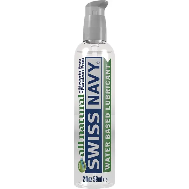Гипоаллергенный лубрикант Swiss Navy All Natural Water Base Lubricant - 59 мл - All Natural Lubes