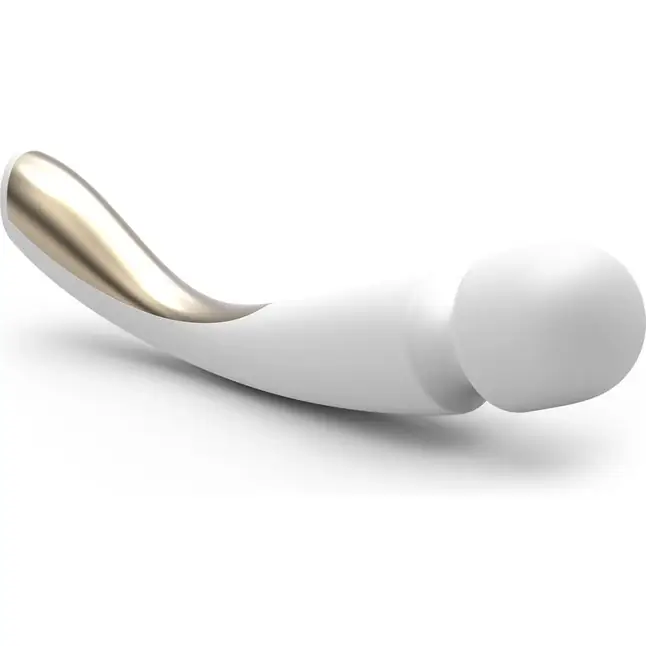 Профессиональный массажер Smart Wand Medium белого цвета. Фотография 2.