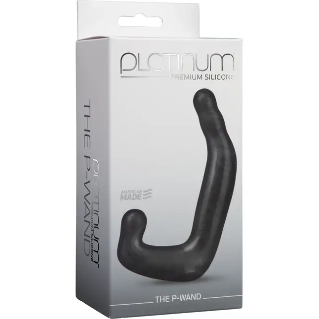 Фаллоимитатор для стимуляции простаты The P-Wand - Platinum Premium Silicone. Фотография 2.