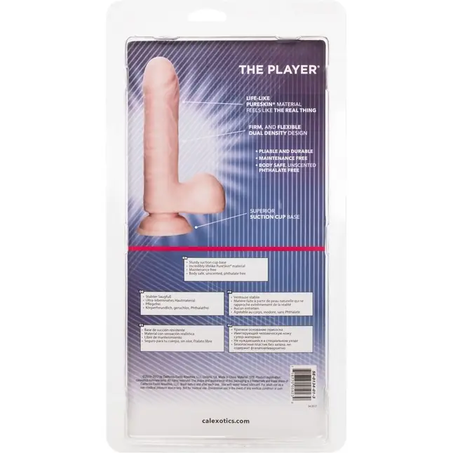 Реалистичный телесный фаллос Pure Skin Player Dongs with Suction Cup 6.25 - 21 см. Фотография 5.