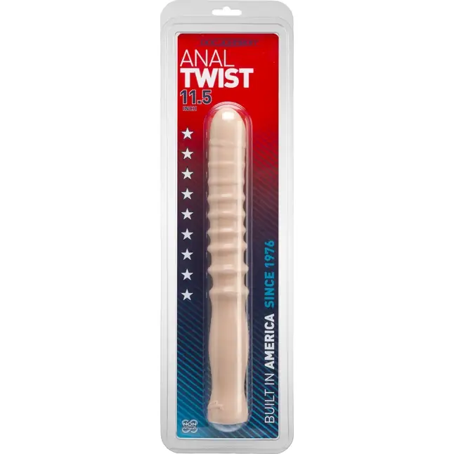 Телесный анальный стимулятор Anal Twist - 29 см - The Classics. Фотография 3.