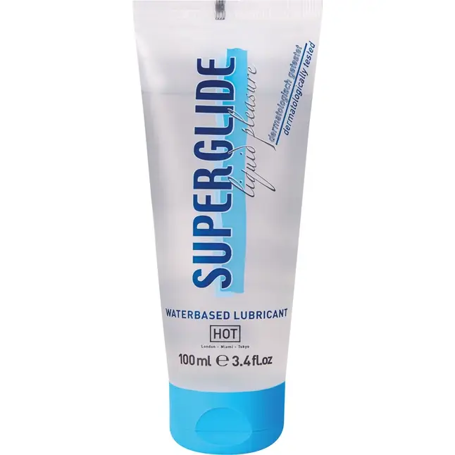 Интимная смазка на водной основе Superglide - 100 мл