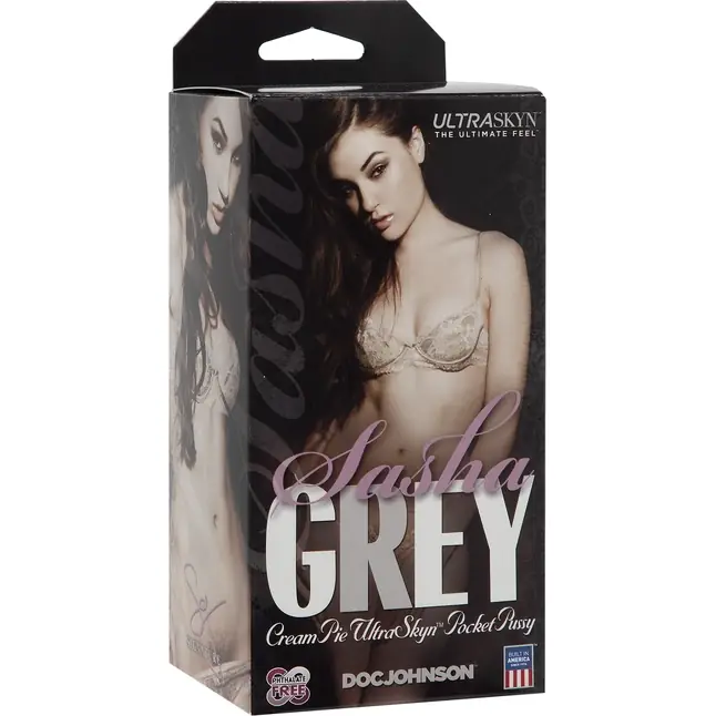 Мастурбатор-вагина Sasha Grey UltraSKYN Cream Pie Pocket Pussy - Sasha Grey. Фотография 3.
