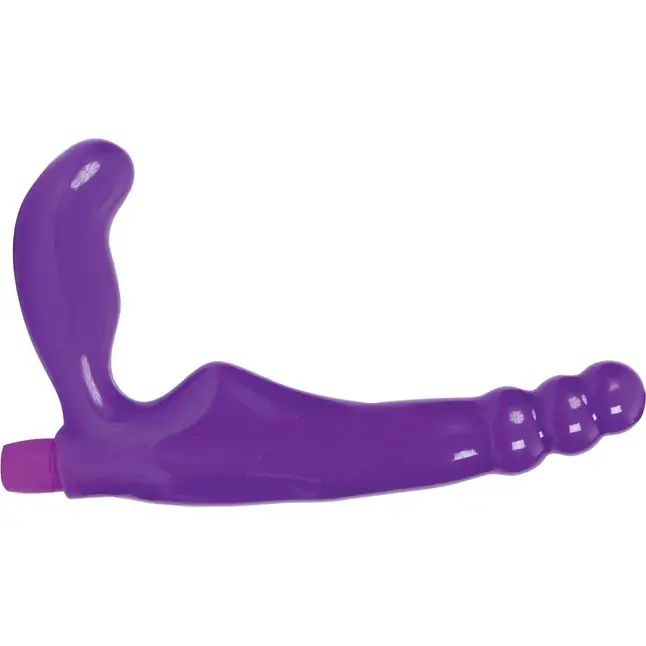 Фиолетовый безремневой вибрострапон Gal Pal Strap-On 6 Strapless Harness - 17 см