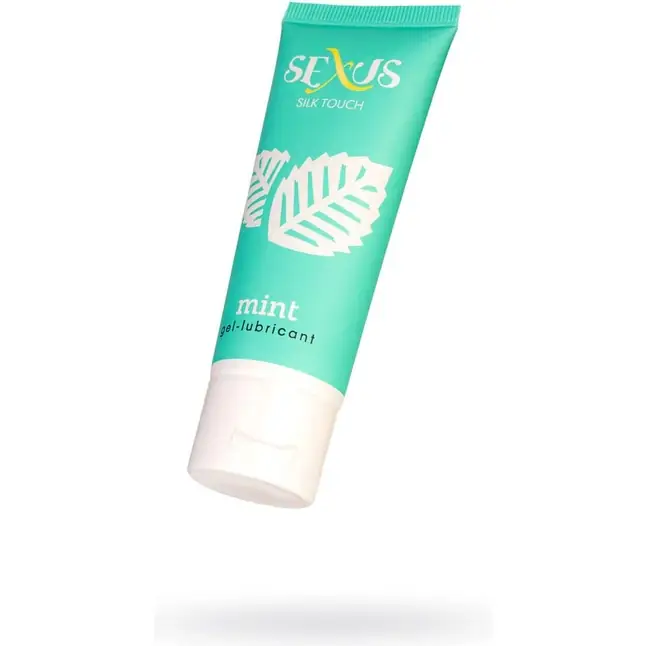 Увлажняющая гель-смазка с ароматом мяты Silk Touch Mint - 50 мл - Sexus Lubricant. Фотография 4.