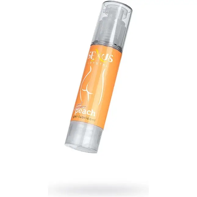 Анальная гель-смазка для женщин с ароматом персика Crystal Peach Anal - 60 мл - Sexus Lubricant. Фотография 4.