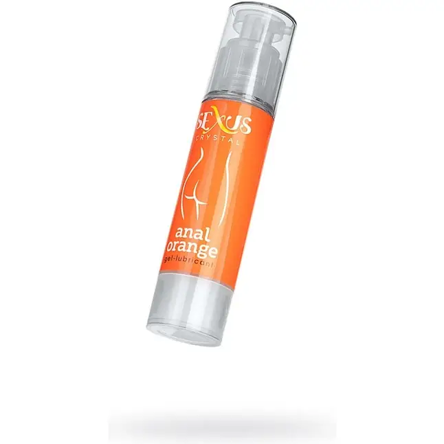Анальная гель-смазка с ароматом апельсина Crystal Orange Anal - 60 мл - Sexus Lubricant. Фотография 3.