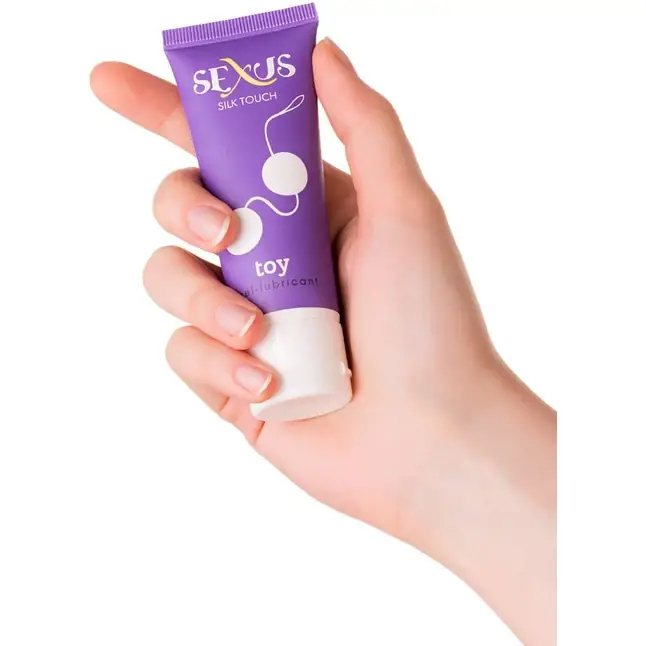 Увлажняющая гель-смазка для секс-игрушек Silk Touch Toy - 50 мл - Sexus Lubricant. Фотография 3.