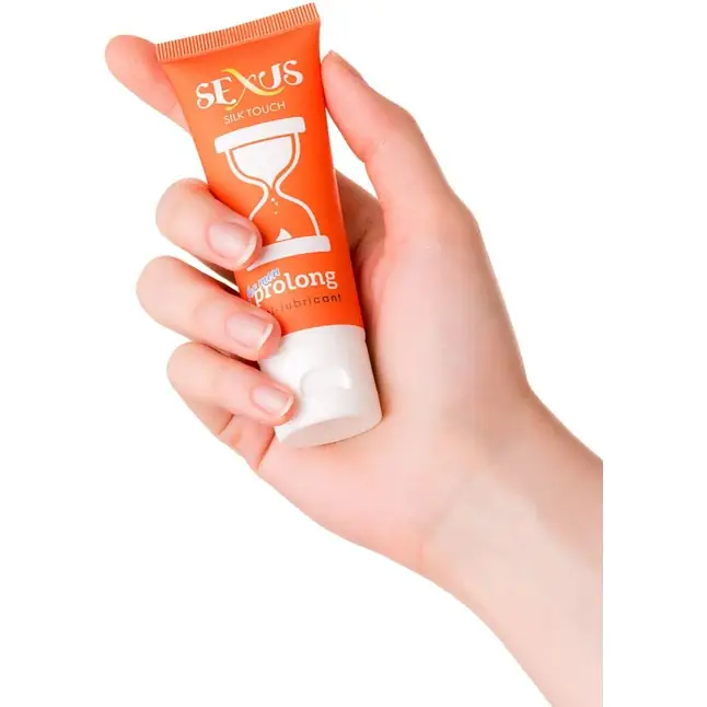 Пролонгирующая гель-смазка для мужчин Silk Touch Prolong - 50 мл - Sexus Lubricant. Фотография 3.