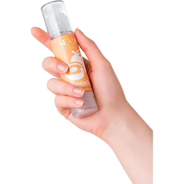 Увлажняющая смазка с ароматом персика Crystal Peach - 60 мл - Sexus Lubricant. Фотография 2.