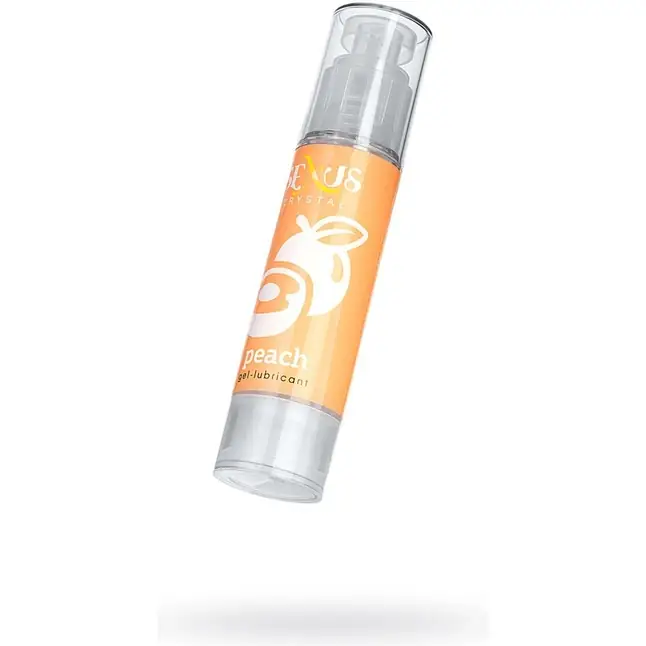Увлажняющая смазка с ароматом персика Crystal Peach - 60 мл - Sexus Lubricant. Фотография 4.